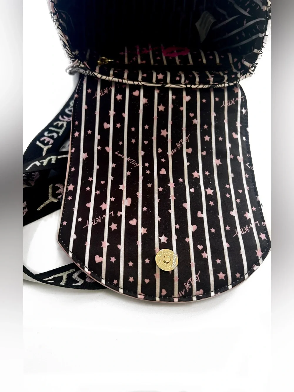 Betsey Johnson Pink Butterfly Mini Backpack/Purse 🦋